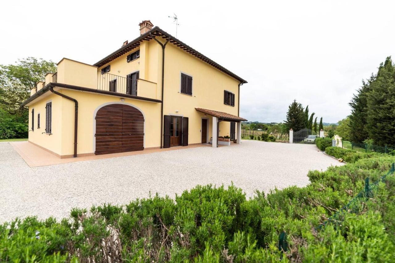 Appartamento Nella Campagna Di Certaldo Il Ciliegio エクステリア 写真